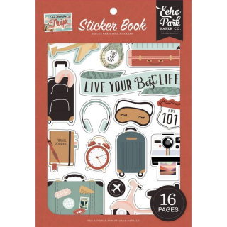 Echo Park - LET´S TAKE THE TRIP Sticker Book - samolepky (1/2 sady)