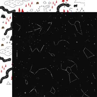 *** Echo Park - LET´S LUMBERJACK / Under The Stars - scrapbooková čtvrtka