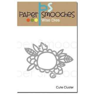 *** Paper Smooches - CUTE CLUSTER - vyřezávací šablona