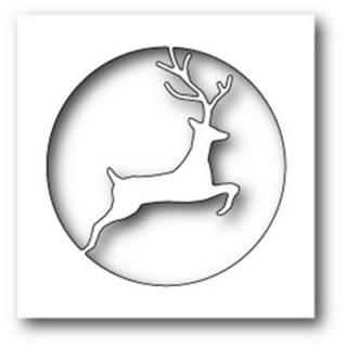 *** Memory Box - REINDEER CIRCLE - vyřezávací šablona