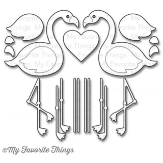 *** My Favorite Things - FLAMINGOS - vyřezávací šablony
