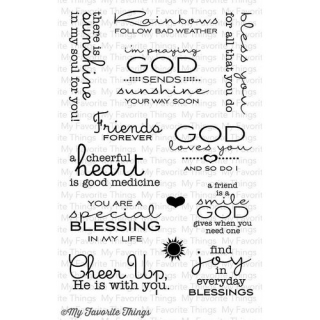 *** My Favorite Things - CHEERFUL BLESSINGS - silikonová razítka