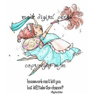 *** Stamping Bella - HOUSEWORK FAIRY - cling razítko