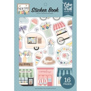 *** Echo Park - NEW DAY Sticker Book - samolepky (1/2 sady)
