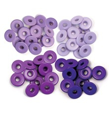 We R Memory Keepers - EYELETS WIDE / PURPLE (40 ks) - průchodky