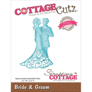 *** Cottage Cutz - BRIDE & GROOM - vyřezávací šablona