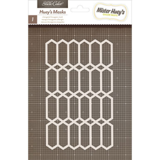 Studio Calico - šablona/maska ELONGATED HEXAGONS - scrapbook