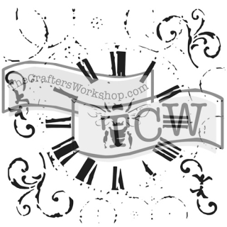 Crafter´s Workshop - BEE ON TIME 6x6 - šablona / maska