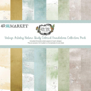 49 & Market - VINTAGE ARTISTRY / NATURE STUDY FOUNDATIONS 12x12 - scrapbookové čtvrtky