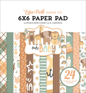 Echo Park - OUR BABY 6x6 - scrapbookové čtvrtky