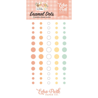 *** Echo Park - OUR BABY GIRL Enamel Dots - enamelové tečky