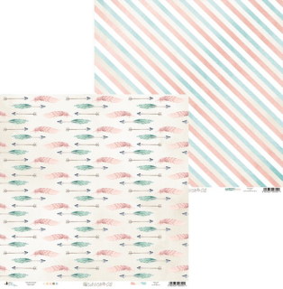 *** Piatek 13 - CUTE & CO. / 02 - scrapbooková čtvrtka