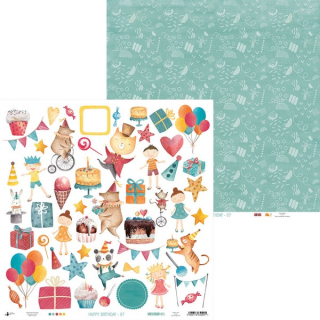 *** P13 - HAPPY BIRTHDAY / 07 - scrapbooková čtvrtka