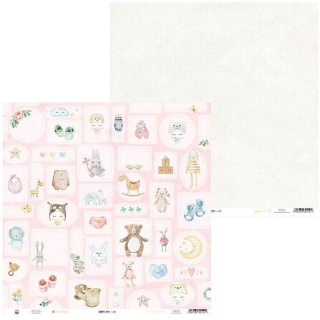 *** P13 - BABY JOY / 03 - scrapbooková čtvrtka