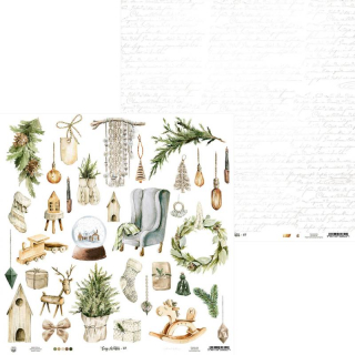 *** P13 - COSY WINTER / 07 - scrapbooková čtvrtka