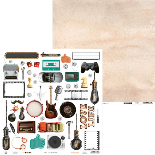 *** P13 - FREE SPIRIT / 07 - scrapbooková čtvrtka