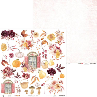 P13 - HELLO AUTUMN / 07 - scrapbooková čtvrtka
