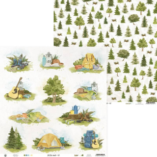 *** P13 - HIT THE ROAD / 02 - scrapbooková čtvrtka