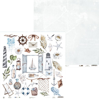 *** P13 - BEYOND THE SEA / 07 - scrapbooková čtvrtka
