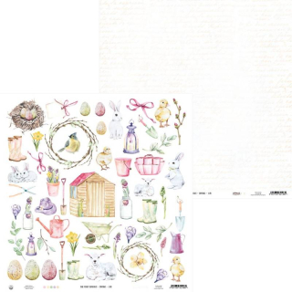 *** P13 - THE FOUR SEASONS / SPRING 07b - scrapbooková čtvrtka