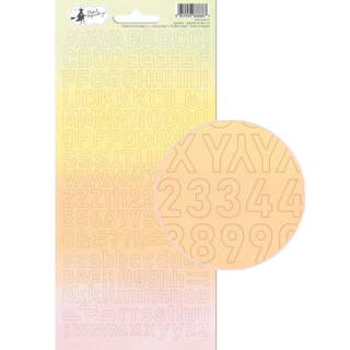 *** P13 - SUNSHINE / 01 Alphabet Stickers - samolepicí písmenka
