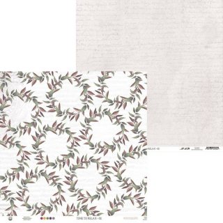 *** P13 - TIME TO RELAX / 02 - scrapbooková čtvrtka