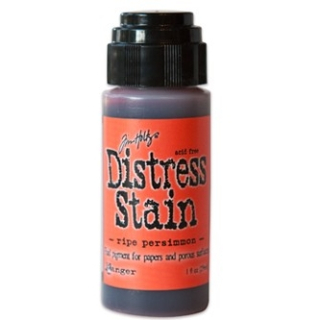 Ranger - Distress Stain RIPE PERSIMMON - scrapbook