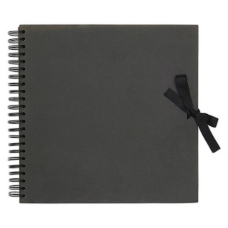 Papermania - SCRAPBOOK ALBUM 12x12 / BLACK - scrapbookové album