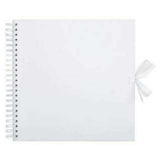 Papermania - SCRAPBOOK ALBUM 12x12 / WHITE - scrapbookové album