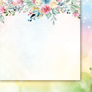 Paper Heaven - PETALS ON THE WIND / 06 - scrapbooková čtvrtka