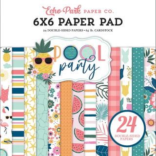 *** Echo Park - POOL PARTY 6x6 - scrapbookové čtvrtky