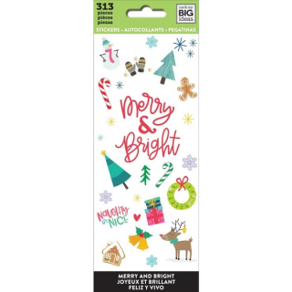 *** Mambi - HAPPY PLANNER / MERRY & BRIGHT Sticker Book - samolepky do diáře