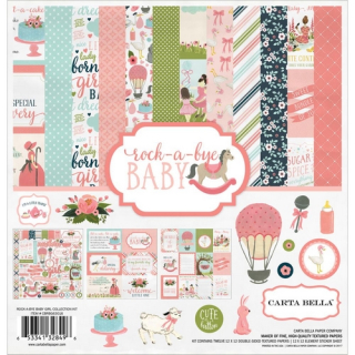 *** Carta Bella - ROCK-A-BYE BABY GIRL Collection Kit - kompletní sada