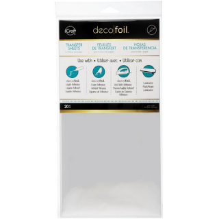 Thermoweb - ICRAFT DECO FOIL / SILVER - reaktivní fólie (20 ks)