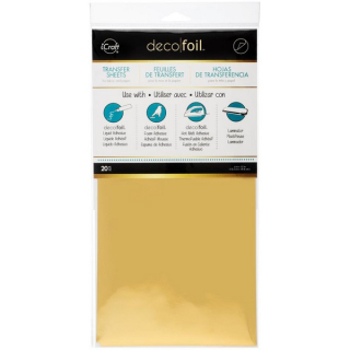 Thermoweb - ICRAFT DECO FOIL / GOLD - reaktivní fólie (20 ks)