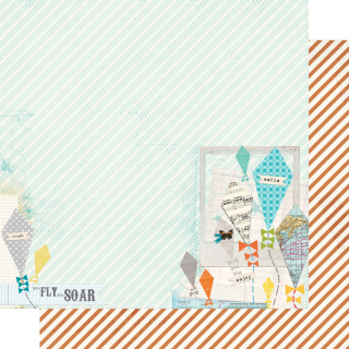 *** My Mind´s Eye - BE AMAZING "Fly & Soar" - scrapbook. čtvrtka