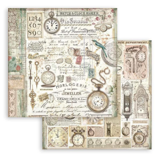 Stamperia - BROCANTE ANTIQUES / SBB987 - scrapbooková čtvrtka