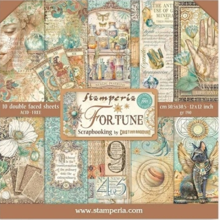 Stamperia - FORTUNE 12x12 - scrapbookové papíry