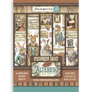Stamperia - ALTEREGO Washi Pad - washi samolepky