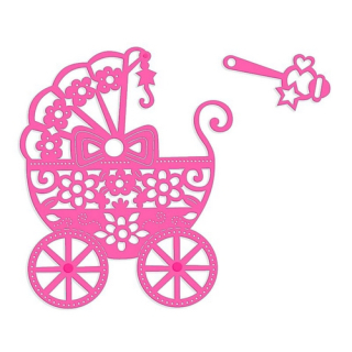 *** Sweet Dixie - PRAM & RATTLE - vyřezávací šablony