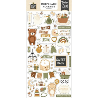 Echo Park - SPECIAL DELIVERY BABY Chipboard Accents - kartonové výřezy
