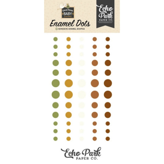 Echo Park - SPECIAL DELIVERY BABY Enamel Dots - enamelové tečky