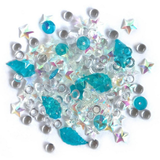 Buttons Galore - SPARKLETZ / SALT WATER - drobné ozdoby