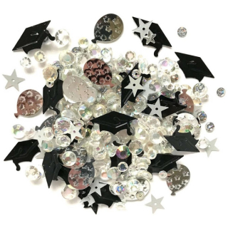 Buttons Galore - SPARKLETZ / COMMENCEMENT - drobné ozdoby