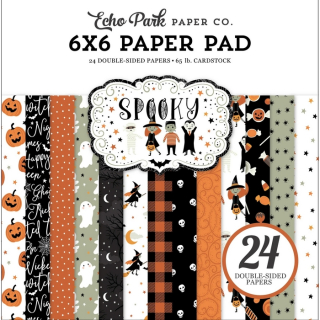 *** Echo Park - SPOOKY 6x6 - scrapbookové čtvrtky