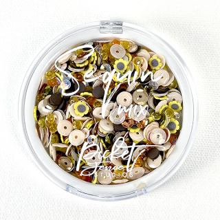 *** Picket Fence - SEQUIN MIX / FALL FLOWERS - flitry
