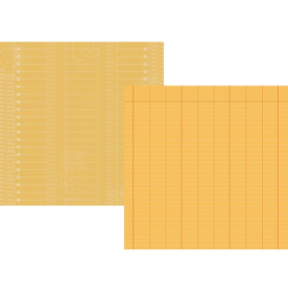 *** Simple Stories - SO RAD "Yellow Ledger" - scrapbooková čtvrtka