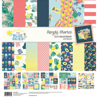 Simple Stories - SUNSHINE & BLUE SKIES Collection Kit - kompletní sada