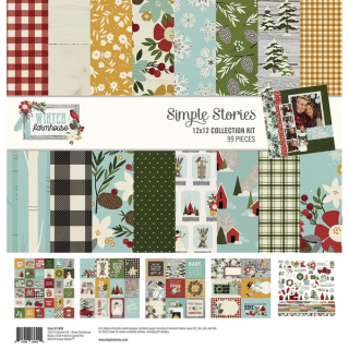 Simple Stories - WINTER FARMHOUSE Collection Kit - kompletní sada