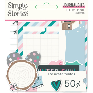 *** Simple Stories - FEELIN´ FROSTY Journal Bits - papírové výřezy